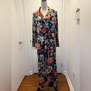 Zara Floral Blazer and Pants- Multicolor